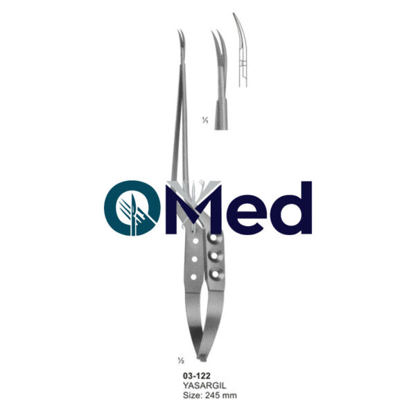 Scissor Type Spring Micro Scissors (Spring Type ) bayonet-Shaped – Operomed Industry